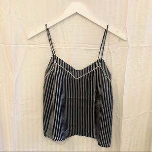 TOPSHOP black and white tank top size 2